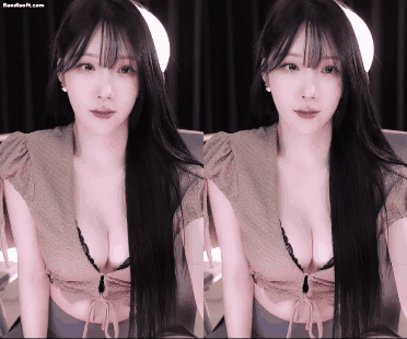 살짝 삐져나온 레이스 브라 + 새하얀 가슴골 연나비 레전드