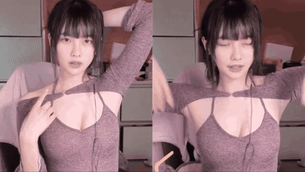 고말숙 적극적으로 여캠모드 하던 시절 가슴골 페로몬