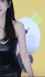 밑캠으로 보는 권소안 가죽원피스 검스 몸매자랑 ㅗㅜㅑ